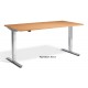 Cromo Dual Motor Chrome Height Adjustable Desk